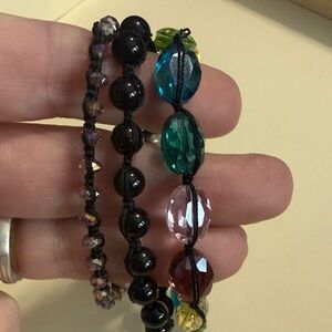 Multicolor Beaded wrap bracelet